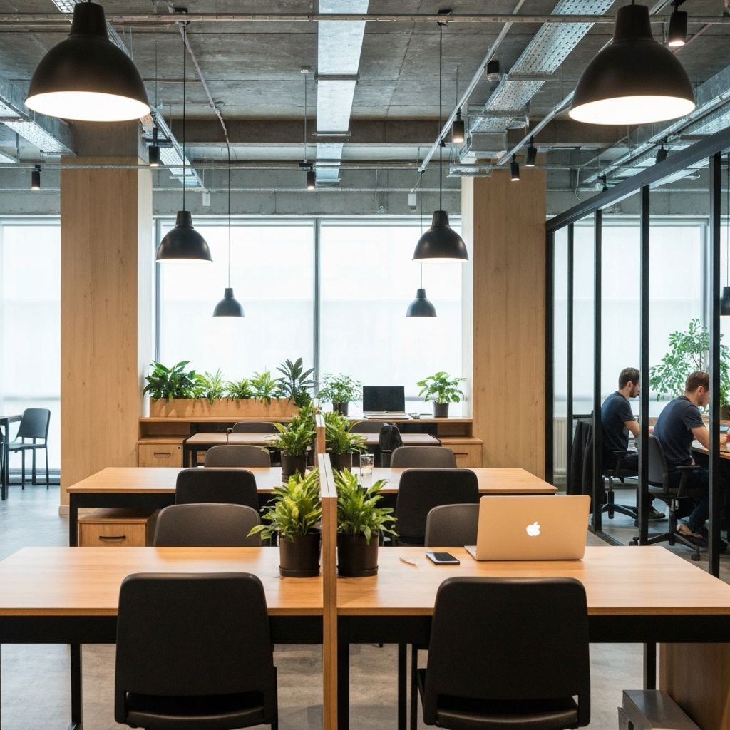 Coworking desks