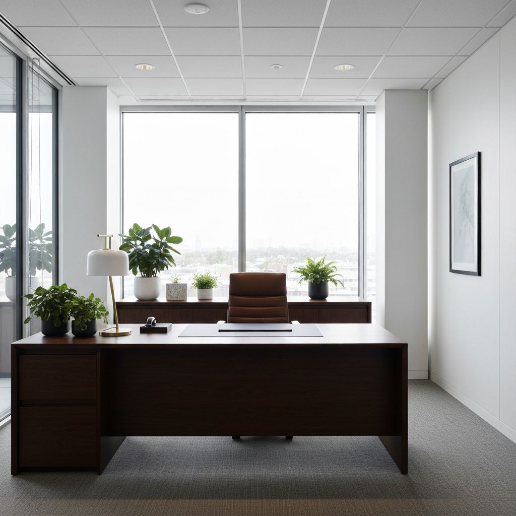 Modern private office at PandoraWorks